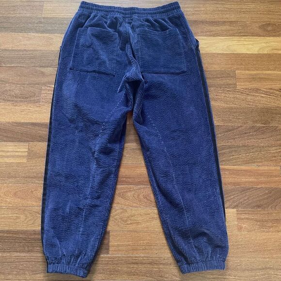 Adidas x Ivy Park Navy and Blue Corduroy Trousers - Picture 3 of 5